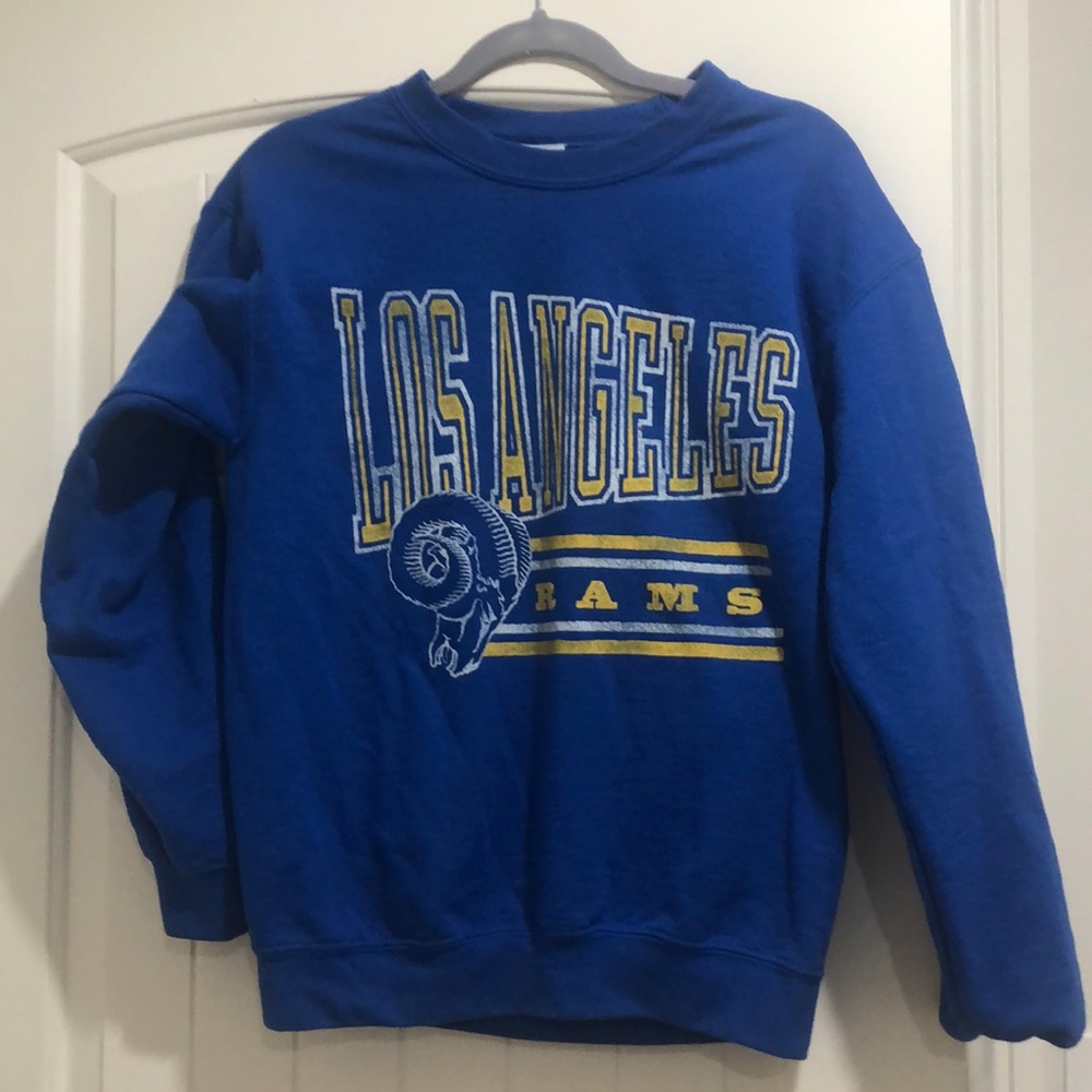 Junk food la rams crew neck sweatshirt size xs